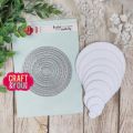 wykrojnik Craft&amp;You - circles base decorative stiches / koła bazy z przeszyciami [CW348]