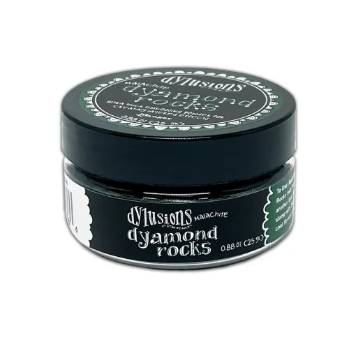 puder do embossingu Dylusions Dyamond Rocks - malachite (zielony)
