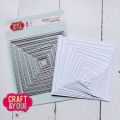 wykrojnik Craft&amp;You - square decorative stiches / kwadraty dekoracyjne ściegi [CW355]