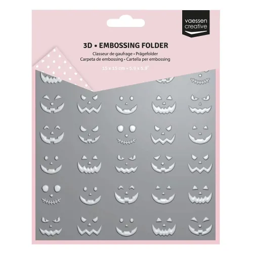 folder do embossingu 3D Vaessen Creative pumpkin faces [3625-0006]