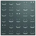 folder do embossingu 3D Vaessen Creative pumpkin faces [3625-0006]