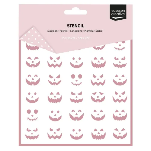 szablon Vaessen Creative - pumpkin faces [3625-0008]