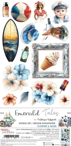 zestaw dodatków - emerald tales - flowers