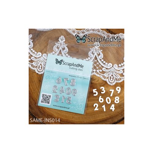 wykrojnik SracpAndMe - cyfry [SAME-INS014]