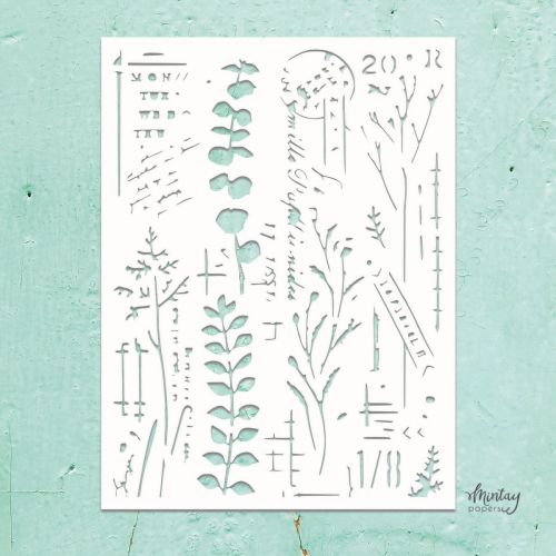 szablon / maska Mintay - mixed 9 [MTK-STEN-58]