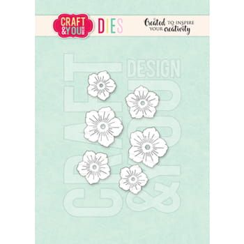 wykrojnik Craft&amp;You - mini flowers by Gosia / mini kwiatki Gosi [CW358]