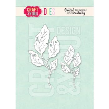 wykrojnik Craft&amp;You - vintage leaves by Gosia / vintage liście Gosi [CW362]