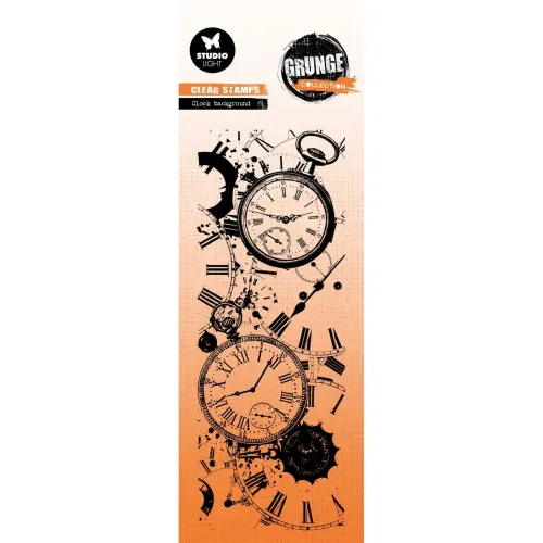 stempel silikonowy Studio Light - clock background