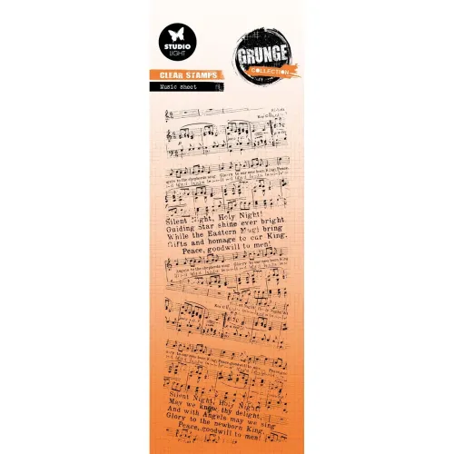 stempel silikonowy Studio Light - music sheet