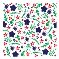 szablon Vaessen Creative -  flowers &amp; stars 3pcs [3625-0119]