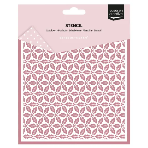 szablon Vaessen Creative - holly leaves [3625-0117]