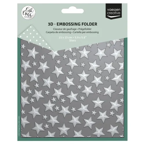 folder do embossingu 3D Vaessen Creative stars [CAR0112]