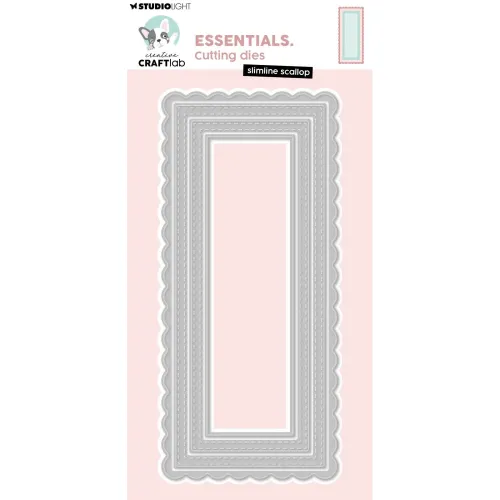 wykrojnik Studio light - essentials cutting die slimline scallop [CCL-ES-CD1046]