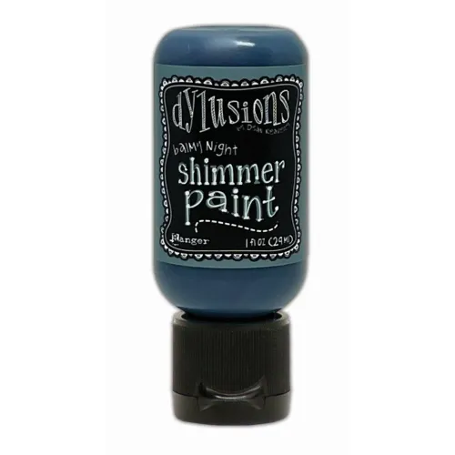 farba akrylowa Dylusions Shimmer Ranger - balmy night (szary) 29 ml