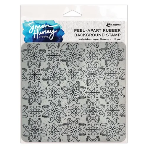stempel gumowy by Simon Hurley - kaleidoscope flowers (kwiaty)