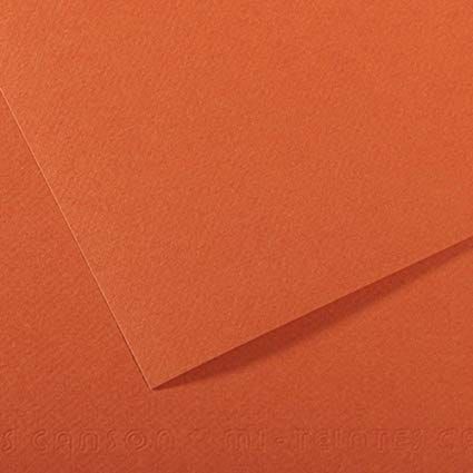 karton Mi-Teintes 160 g/m2  A4 - 1 arkusz (115 - orange mystique)