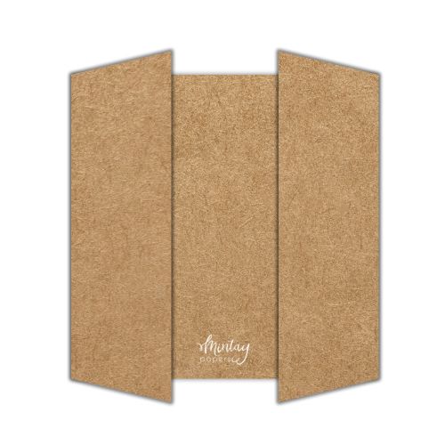 bazy kartkowe Mintay Paper - brama kraft 15 x 15 cm (5 szt)