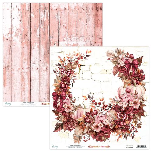 papier scrapbook Mintay Papers - rust &amp; rose 04