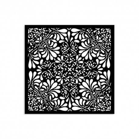 szablon Stamperia 12x12 cm - słownik