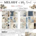 papier scrapbook Craft o'clock - melody of my soul - zestaw bazowy mix 20x20 cm