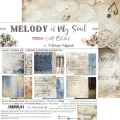 papier scrapbook Craft o'clock - melody of my soul - zestaw bazowy mix 20x20 cm