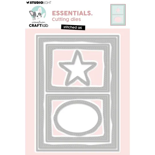 wykrojnik Studio light - essentials cutting die stitched A6 [CCL-ES-CD1056]