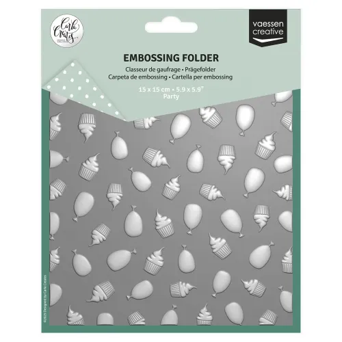 folder do embossingu 3D Vaessen Creative party [CAR0208]