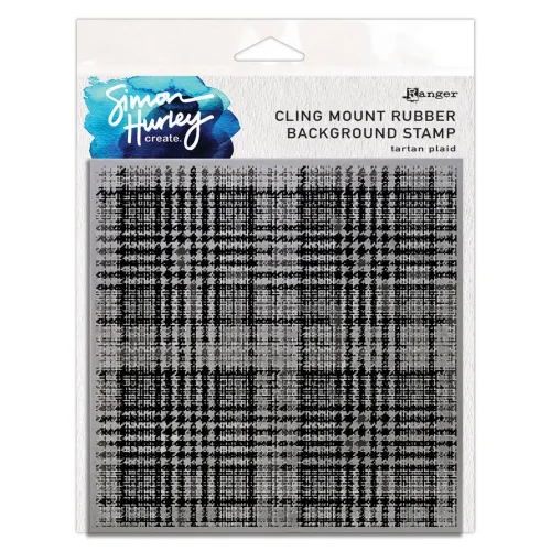 stempel gumowy by Simon Hurley - tartan plaid