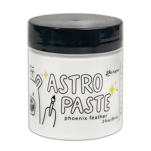 pasta brokatowa Ranger Astro Paste - phoenix feather (biała z brokatem)