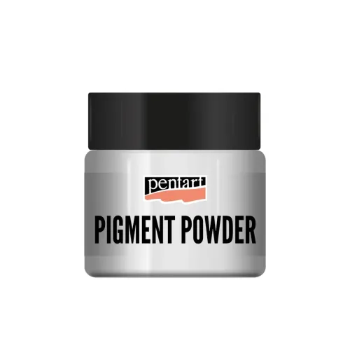 pigment w proszku Pentart - metaliczny - srebrny 10g
