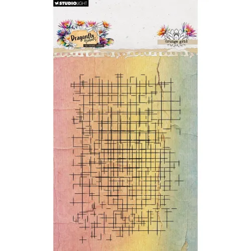 stempel silikonowy Studio Light - grunge grid [HE-DD-STAMP906]