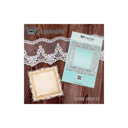 wykrojnik SracpAndMe - tło kartki kwadratowej [SAME-INS033]