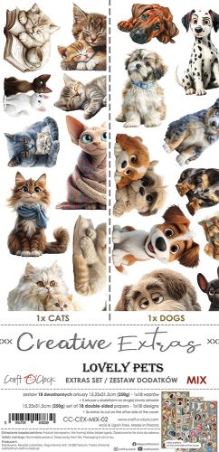 zestaw dodatków - creative extras - mix - lovely pets