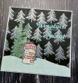 stempel gumowy by Simon Hurley - tree farm (choinki)