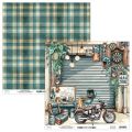 papier scrapbook Mintay Papers - man cave [zestaw 12"x12"]