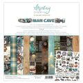 papier scrapbook Mintay Papers - man cave [zestaw 12"x12"]