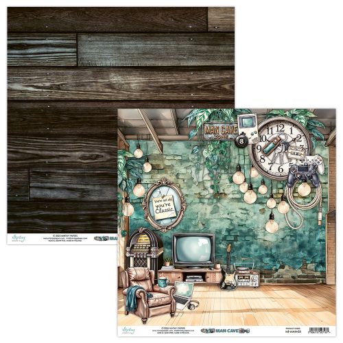 papier scrapbook Mintay Papers - man cave 03