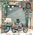 papier scrapbook Mintay Papers - man cave 01
