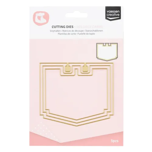 wykrojnik - Vaessen Creative cutting dies rolodex angular [3624-702]