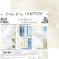 papier scrapbook Craft o'clock - baby boy universe - zestaw bazowy 20x20 cm