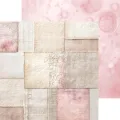 papier scrapbook Craft o'clock - baby girl universe - zestaw bazowy mix 20x20 cm