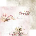 papier scrapbook Craft o'clock - baby girl universe [zestaw 8" x 8"]