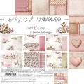 papier scrapbook Craft o'clock - baby girl universe [zestaw 8" x 8"]