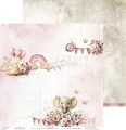 papier scrapbook Craft o'clock - baby girl universe [zestaw 12" x 12"]
