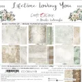 papier scrapbook Craft o'clock - lifetime loving you - zestaw bazowy 20x20 cm