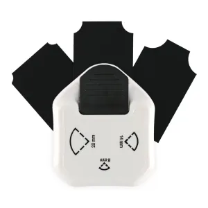 dziurkacz narożny Paperfuel - 3w1 wcięcia / bilet