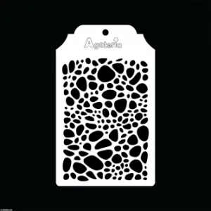 szablon Agateria - kamienie mała