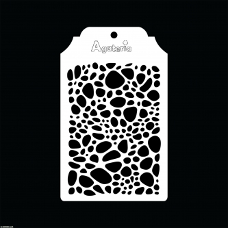 szablon Agateria - kamienie małe