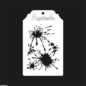 szablon Agateria - kleksy mała