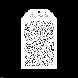 szablon Agateria - spękania mała
